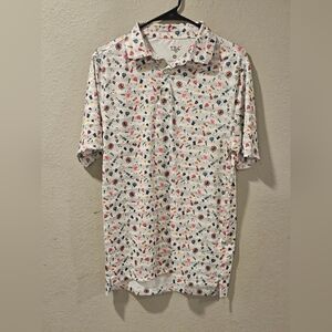 Men's White 1764 Golf  Polo Shirt